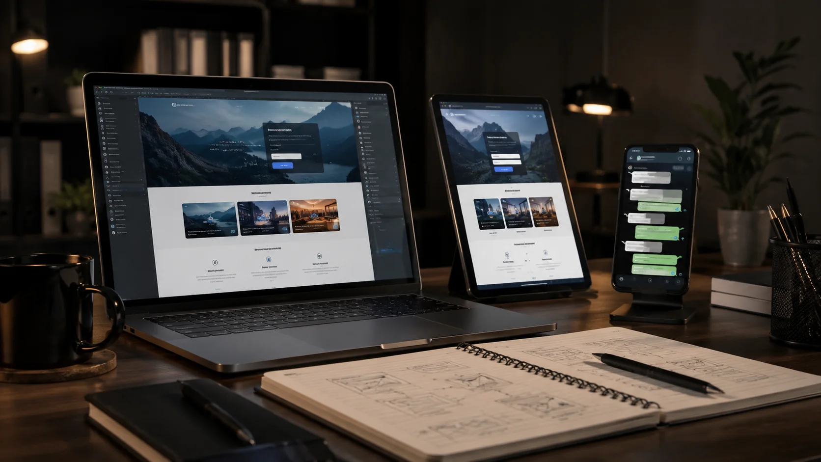 Landing page profesional para campañas con WhatsApp y formularios